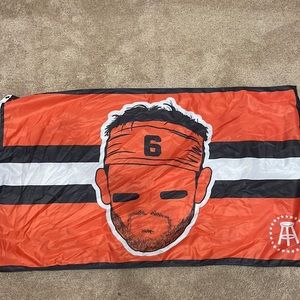 Baker Mayfield Browns Barstool Flag